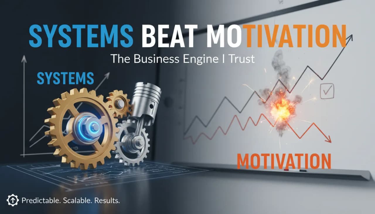 Systems Beat Motivation: The Business Engine I Trust Cover
