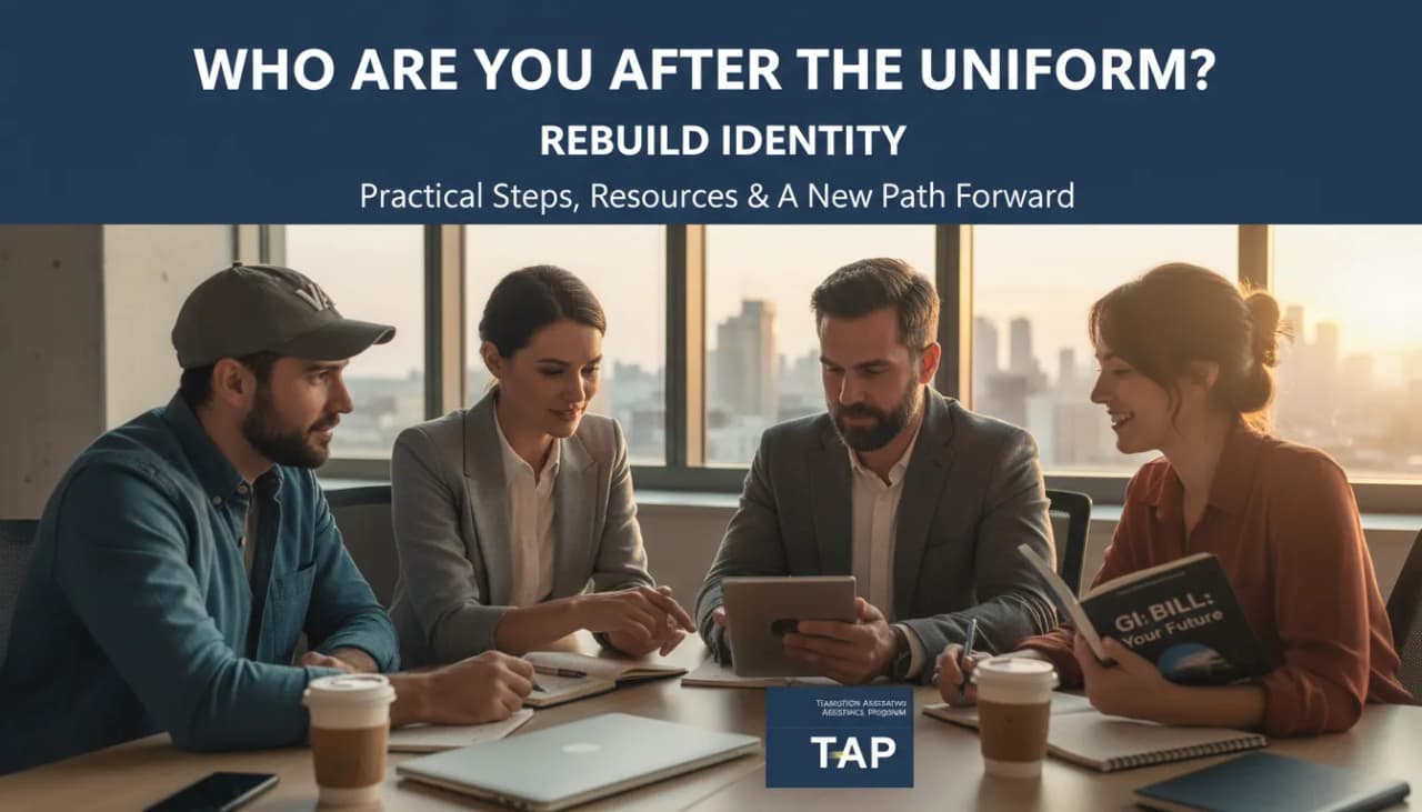 Who Are You After the Uniform? Rebuild Identity Cover
