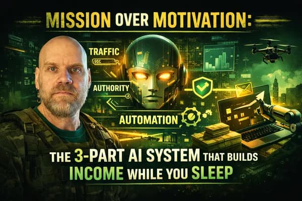 Mission Over Motivation: Build AI Income Machine Cover