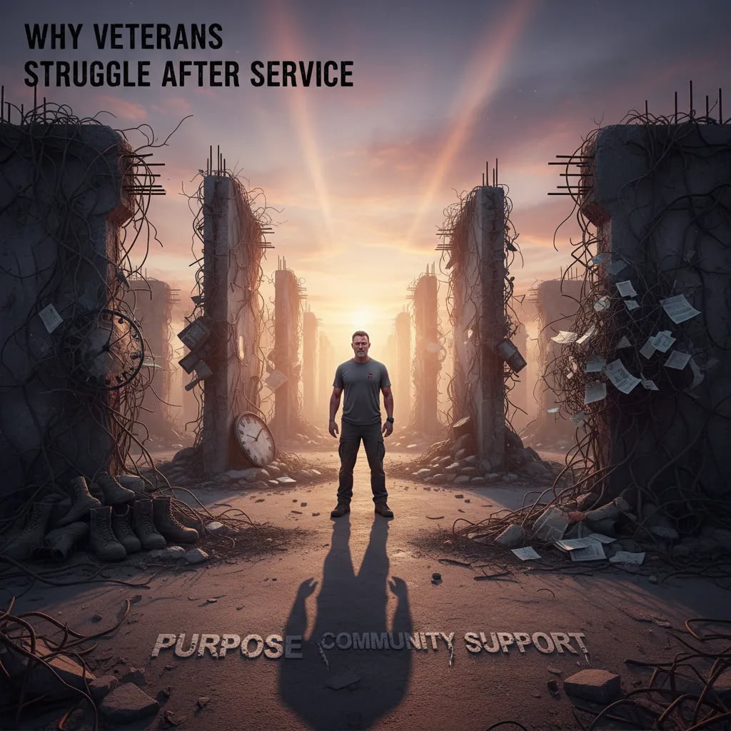 Why Veterans Struggle After Service — Structure Cover
