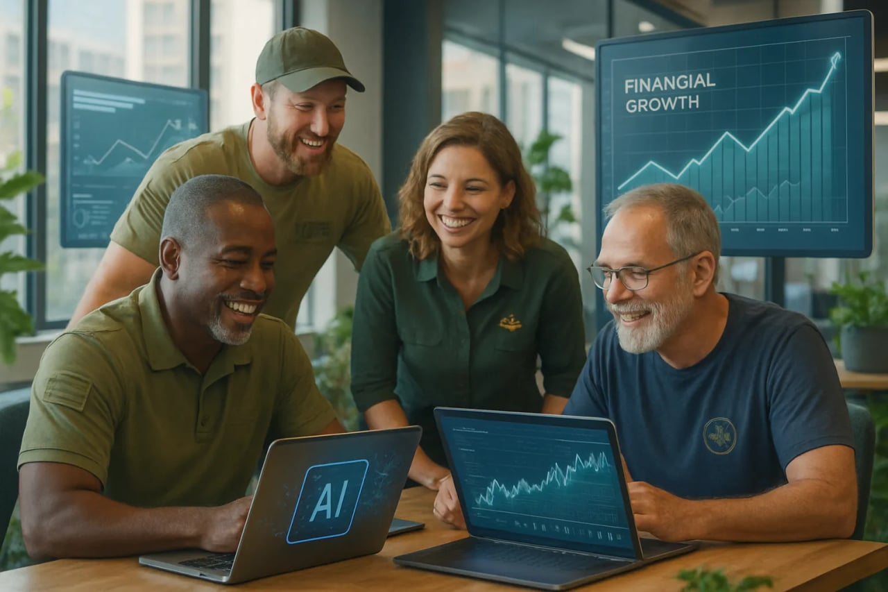 Beyond the Battlefield: Veterans Tapping into AI for Real-World Financial Freedom Cover