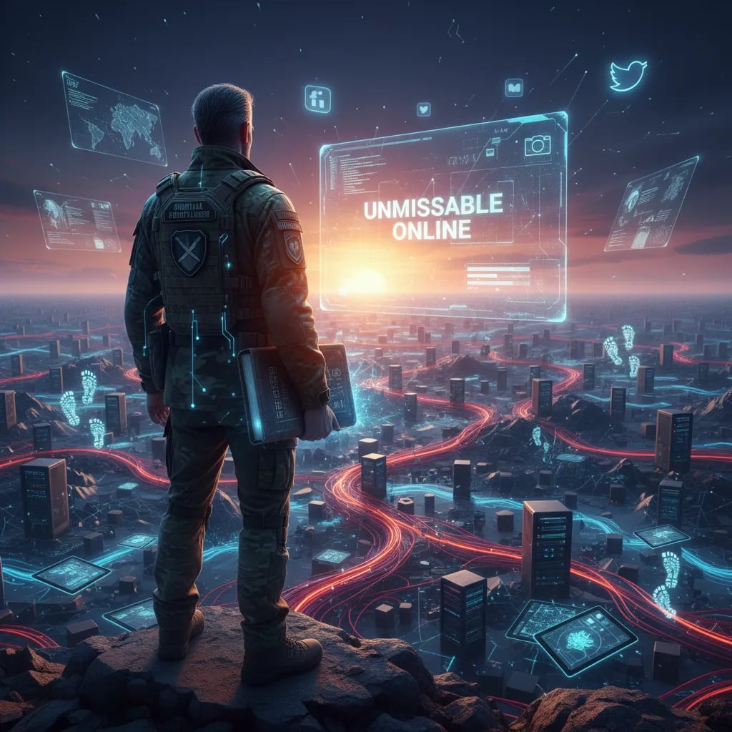 Field Manual for the Digital Frontlines: Veterans’ Unfiltered Guide to Becoming Unmissable Online Cover