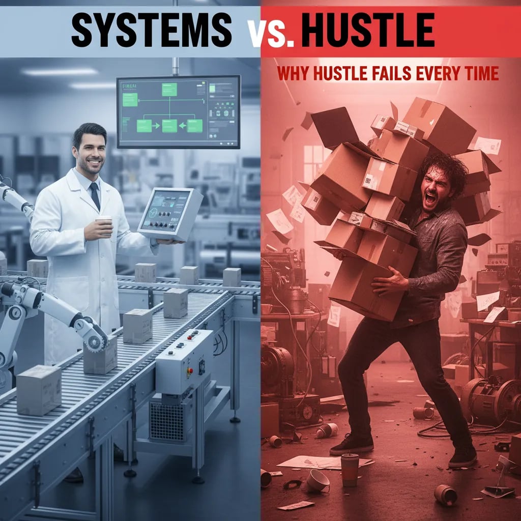 Systems vs Hustle: Why Hustle Fails Every Time Cover