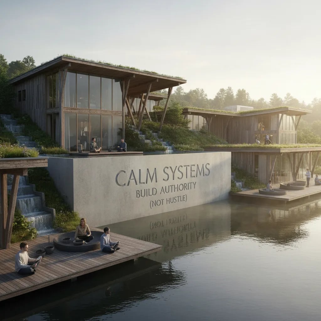 Calm Systems Build Authority (Not Hustle) Cover