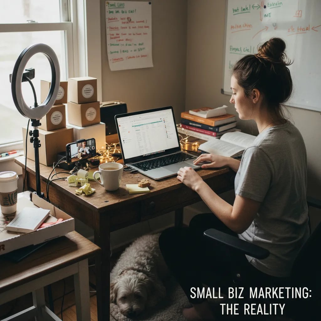 What My Small Business Marketing Actually Looks Like Cover