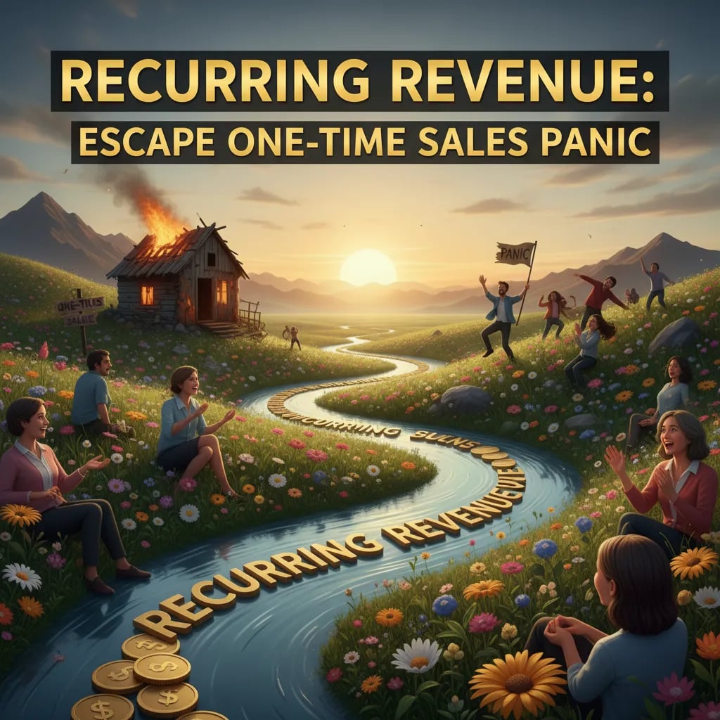 Recurring Revenue: Escape One-Time Sales Panic Cover