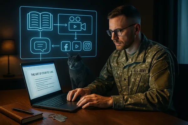 Beneath the Surface: Why Veterans Are Secret Weapons in the Age of Story-Driven Marketing (and How AI Supercharges the Effect) Cover