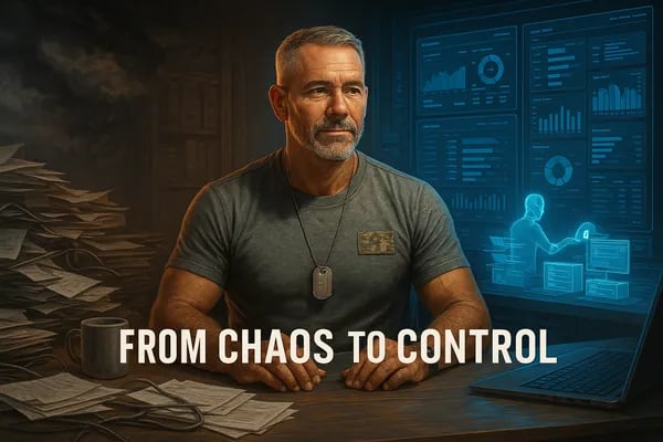 From Ruck Marches to Robotic Process Automation: How Veterans Can Win the War on Business Chaos with AI Cover