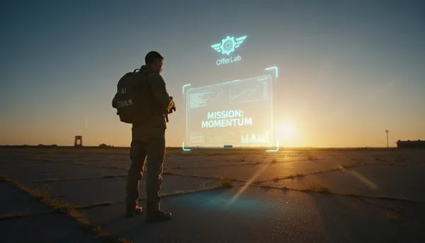 Momentum Doesn't Wait: The Veteran's Real Playbook for Beating Life's Pause Button Cover