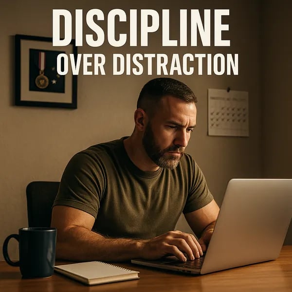 Battle-Tested Discipline: A Veteran’s Roadmap to Online Business Wins Cover