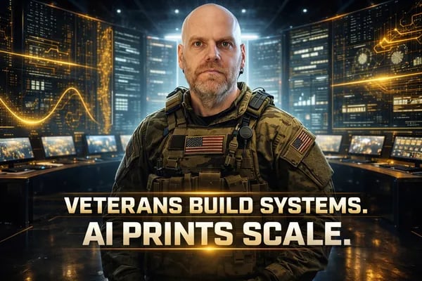 Veterans Built for AI Powered Online Business Cover
