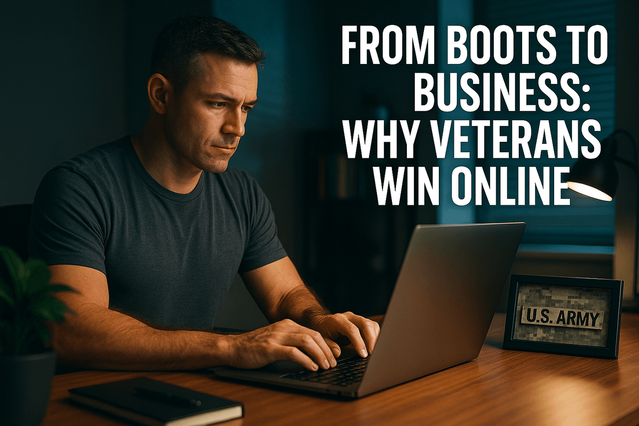 From Camouflage to Commerce: How Veterans Unleash an Entrepreneurial Edge Online Cover