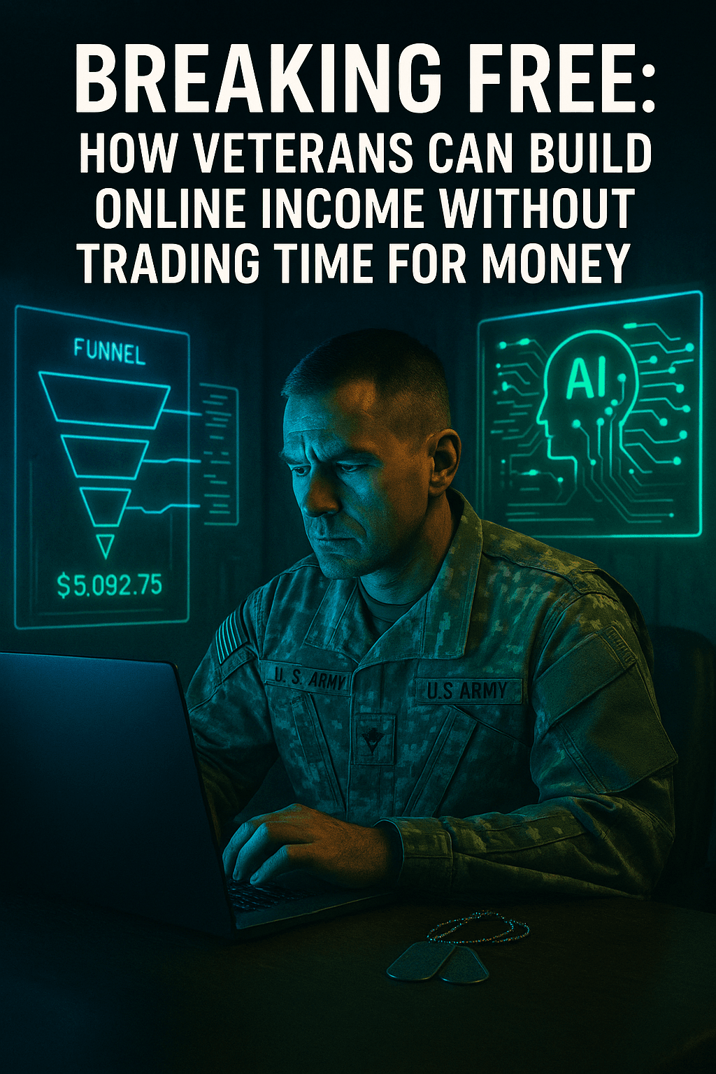 Trading Camo for Clicks: Breaking Free from the 9-5 as a Veteran Cover