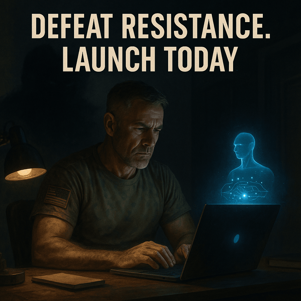 Waging War on Resistance: Real Talk for Veterans Ready to Start Online Businesses Cover