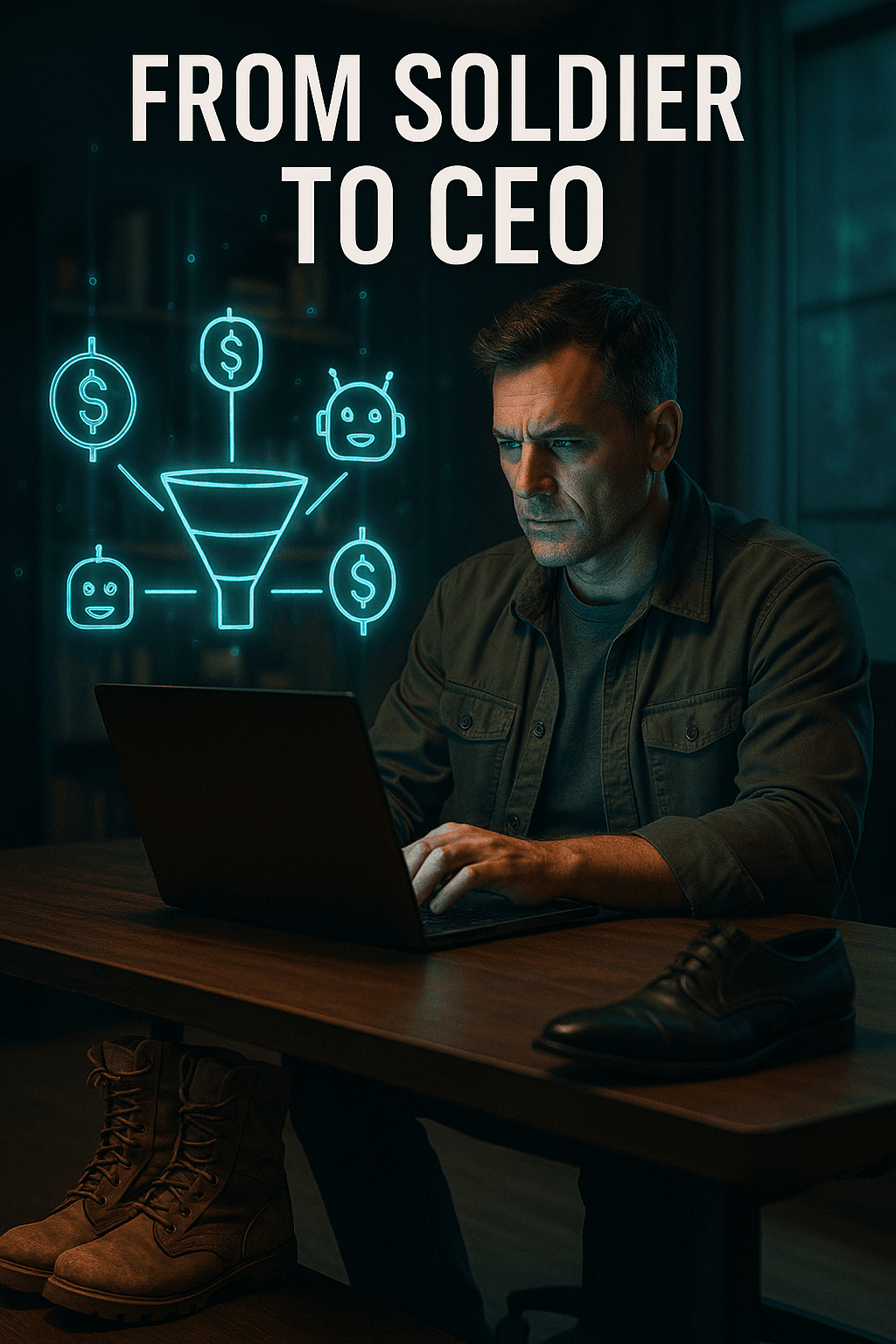 Boots Off, Business On: Why Veterans Secretly Rule the Online Entrepreneur World Cover