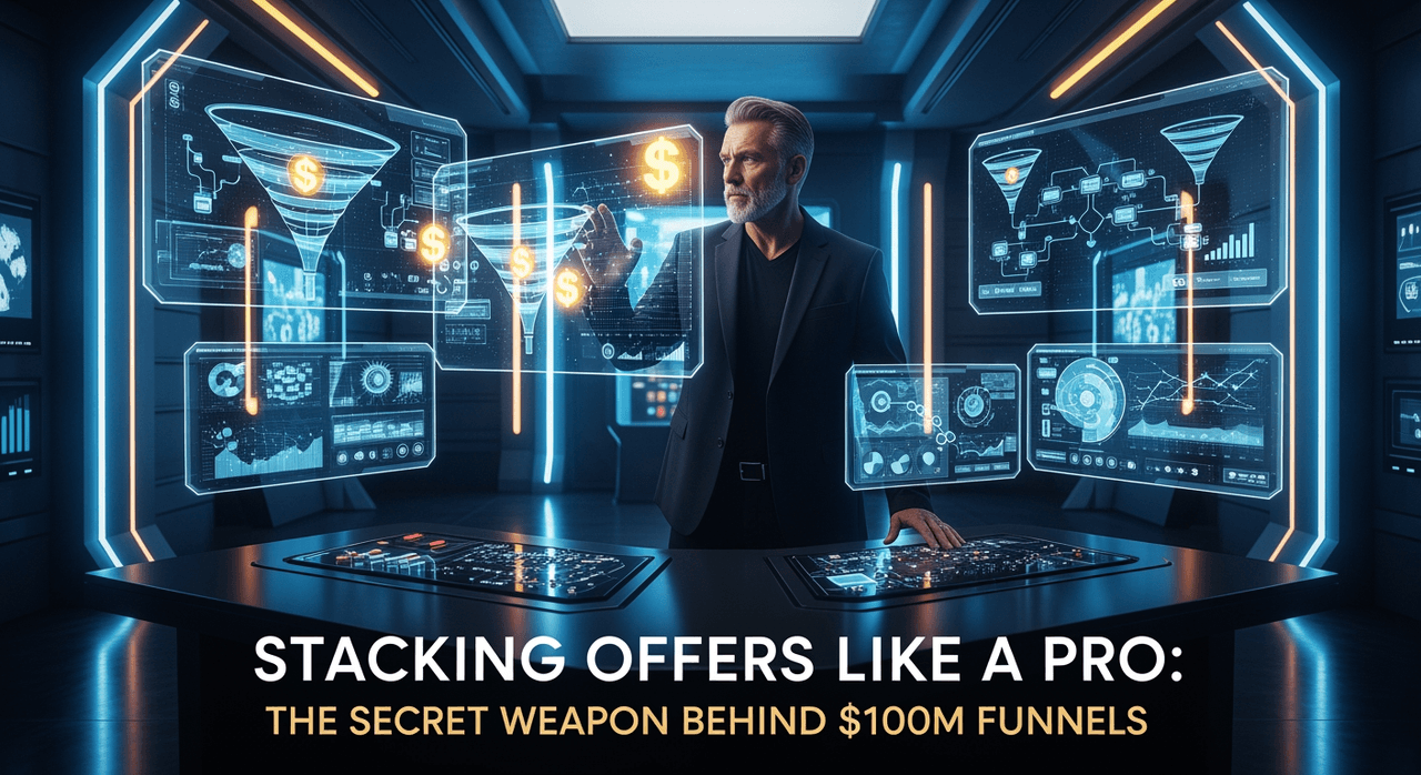 Stacking Offers Like a Pro: The Irresistible $100M Funnel Playbook Cover
