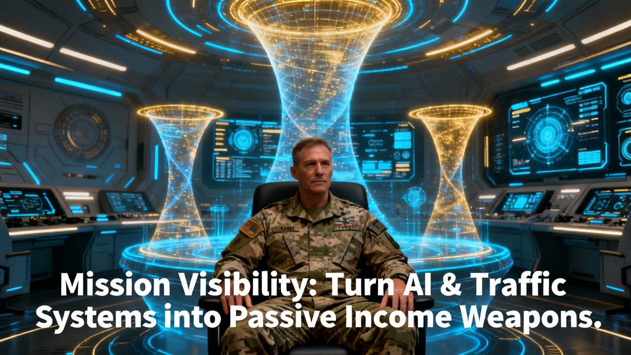 Mission Visibility: Why Veterans Are Secret Weapons in Digital Passive Income—And How to Deploy Your Edge Cover