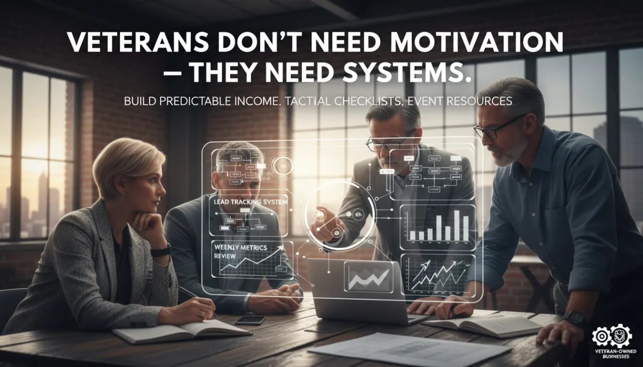 Veterans Don't Need Motivation — They Need Systems Cover