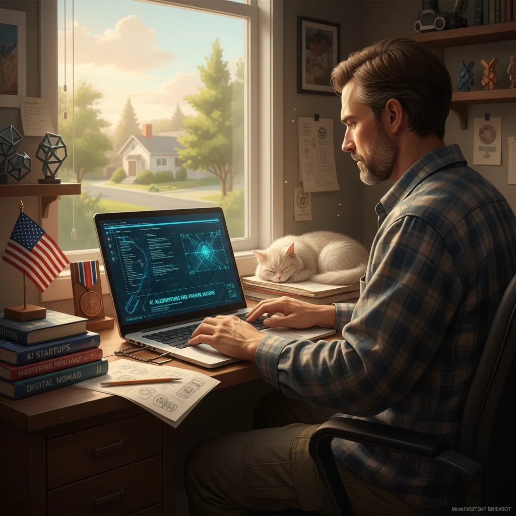 Mission Monday: Saluting Side Hustles — A Veteran’s Guide to AI-Powered Income in 30 Days (and Why Simplicity Wins Every Time) Cover