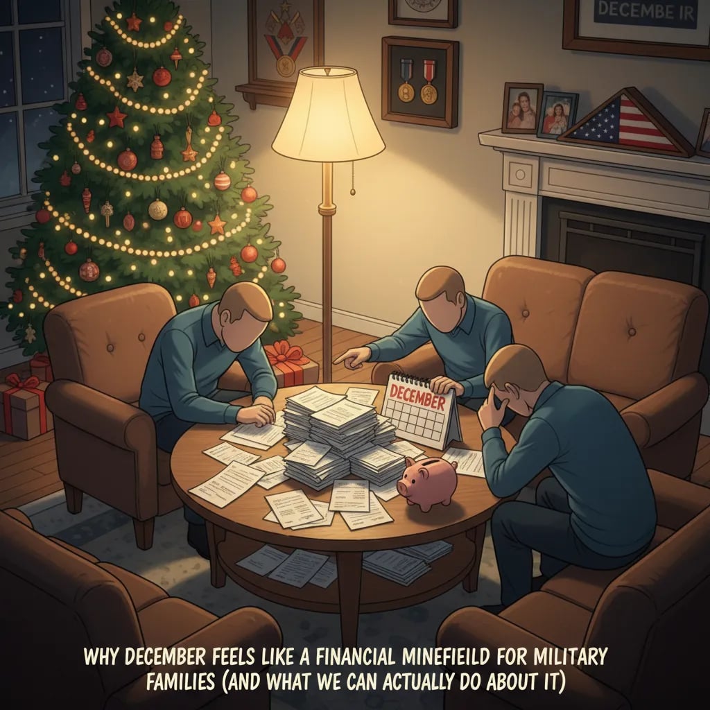 Why December Feels Like a Financial Minefield for Military Families (And What We Can Actually Do About It) Cover