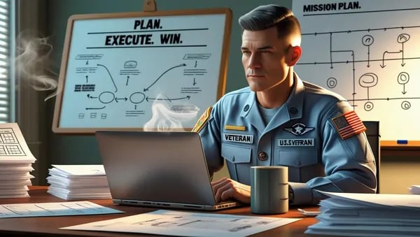 Outsmart, Outlast: How Veterans Build Online Businesses That Win (Without Burning Out) Cover